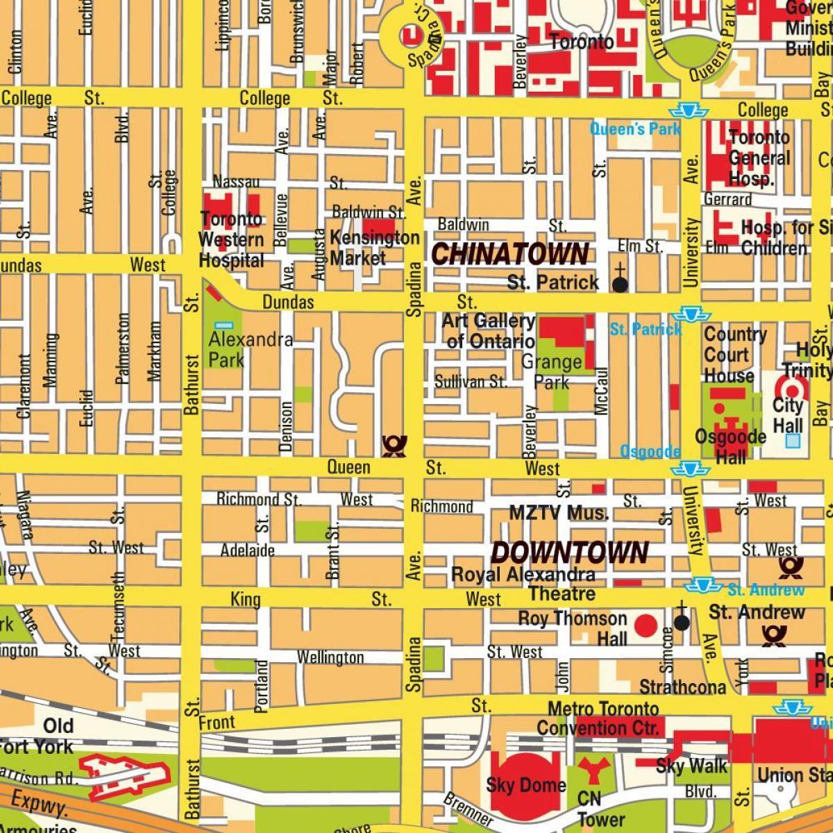 რუკა Chinatown Ontario