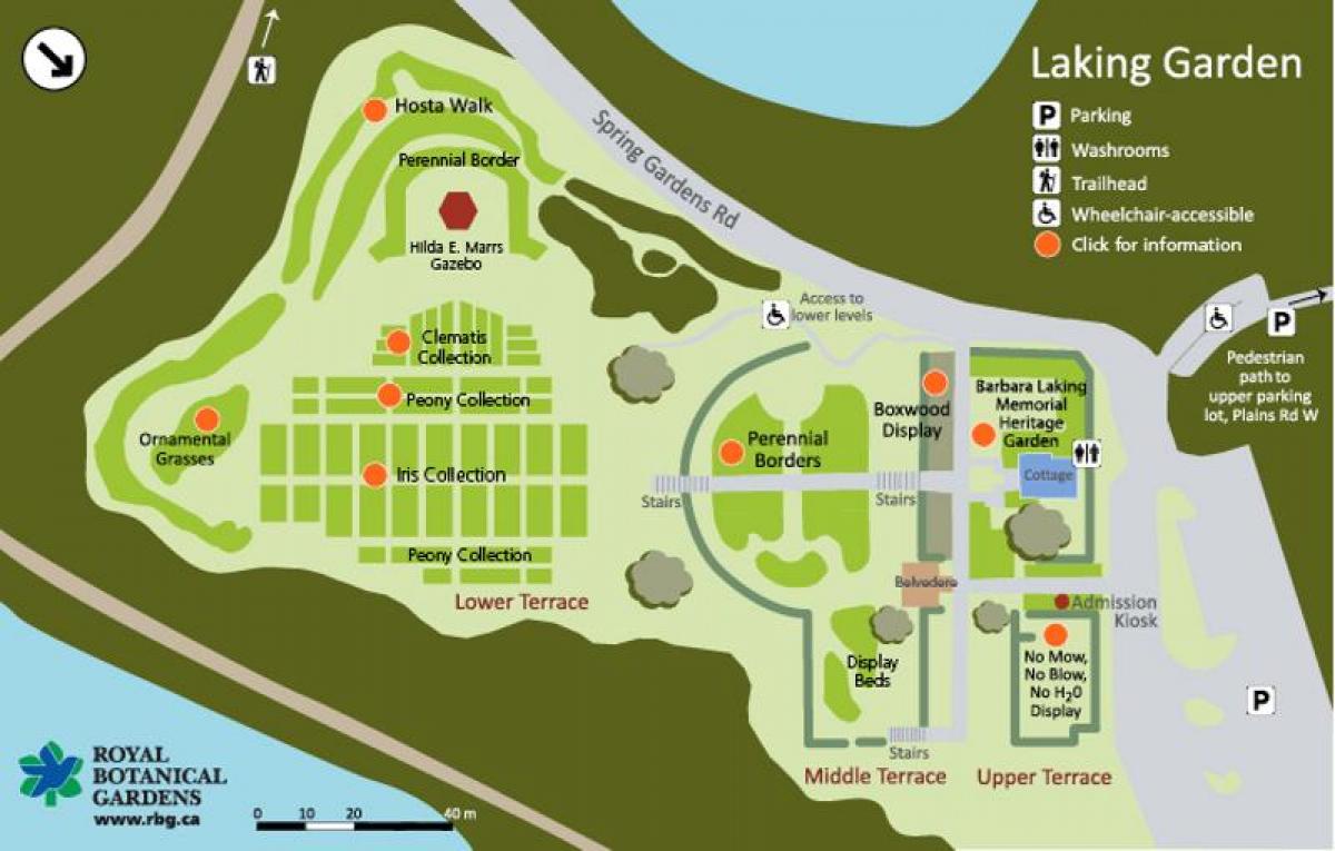 რუკა RBG Laking ბაღი