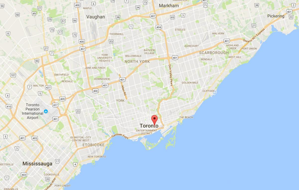 რუკა ძველი კალო-უბანი), Toronto