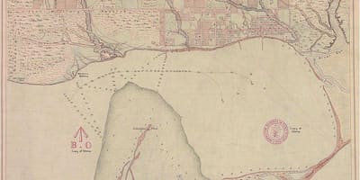 რუკა მიწის York ტორონტოში 1787-1884