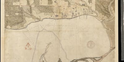 რუკა მიწის York Toronto-ს პირველი centure 1787-1884