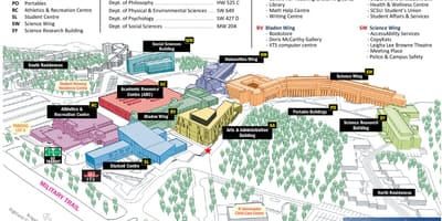 რუკა ტორონტოს უნივერსიტეტი Scarborough campus