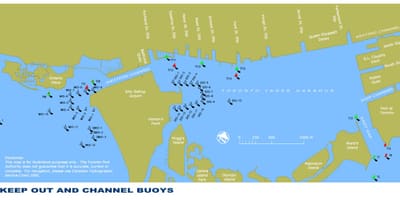 რუკა ტორონტოში შიდა harbor