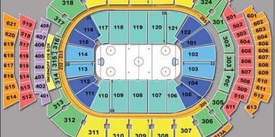 რუკა Air Canada Centre ჯდომისას - ACC