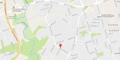 რუკა Bermondsey გზის ტორონტოში