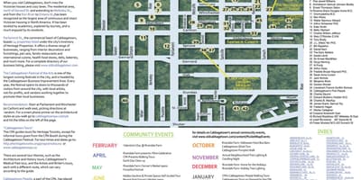 რუკა Cabbagetown მოვლენები ტორონტოში