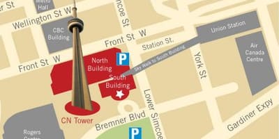 რუკა CN tower