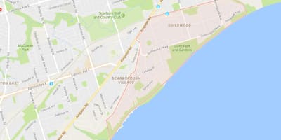რუკა Guildwood სამეზობლო ტორონტოში