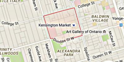 რუკა Kensington ბაზარზე