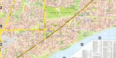 რუკა Kingston გზის ტორონტოში