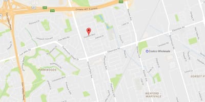 რუკა Maryvalen eighbourhood ტორონტოში