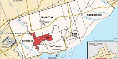 რუკა York ტორონტოში